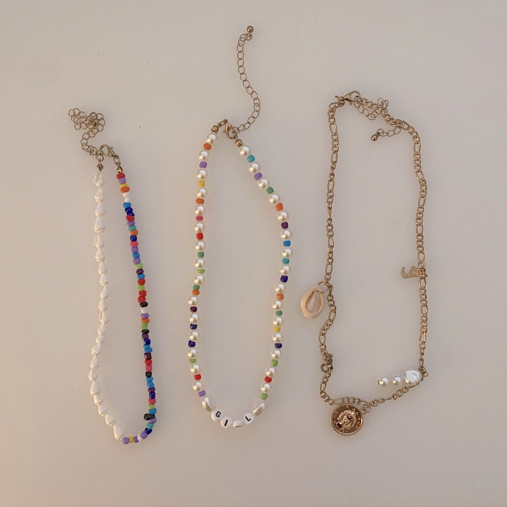 3 Pack Beaded Necklaces 9$